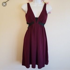 Rachel Roy Plum Open Back Cocktail Dress